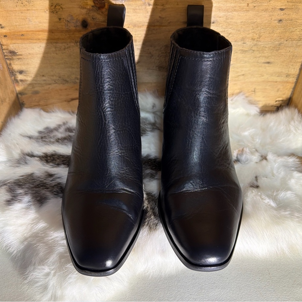 Lucky Brand Sleek Black Ankle Booties